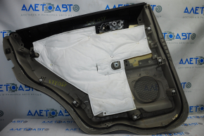 Capacul usii cardul din spate dreapta Ford Explorer 11-15, culoare neagra cu insertie din piele, pielea s-a desprins, zgarieturi