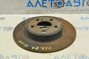 Placă de frână spate dreapta Mercedes CLA 14-19, 10mm, ruginită