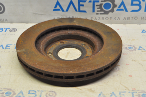 Placă de frână față dreapta Chrysler 200 11-14, 25mm, ruginită