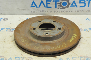 Placă de frână față stânga Jeep Compass 11-16 295/26mm ruginită.