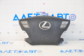 Airbag-ul din volan pentru șoferul Lexus LS460 LS600h 07-12, piele neagră.