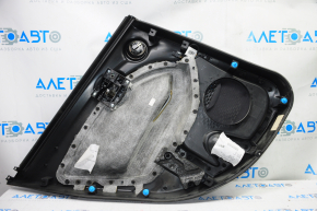 Capacul usii spate dreapta Fiat 500X 16-17 negru cu insertie neagra din piele, pielea s-a desprins, zgarieturi.