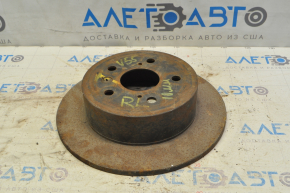 Placă de frână spate stânga Toyota Camry v55 15-17 SUA 10mm, ruginită