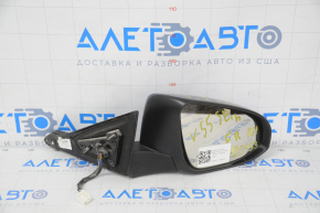 Зеркало боковое правое Toyota Camry v55 15-17 5 пинов, синее