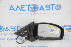 Зеркало боковое правое Infiniti G25 G35 G37 4d 06-14 9 пинов, белое, оплавлен корпус