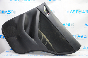 Capacul usii spate dreapta Mazda CX-5 13-16 negru cu insertie neagra din panza, cotiera din panza, zgarieturi, necesita curatare chimica.