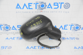 Oglindă laterală dreapta Honda Civic 4d 06-12, 3 pini, neagră