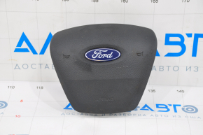 Airbag-ul din volan pentru șoferul Ford Escape MK3 17-19, negru, cartuș pirotehnic ruginit.