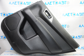 Capacul usii spate dreapta Nissan Pathfinder 13-20 - negru cu insertie neagra din piele, cotiera din piele, zgarieturi, necesita curatare chimica.