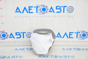 Подушка безопасности airbag в руль водительская Chevrolet Volt 16- серая, стрельнувшая, поплавлены фишки