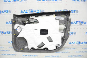 Обшивка двери карточка передняя левая Chevrolet Volt 16- кожа серая
