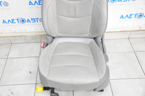 Scaunul șoferului Chevrolet Volt 16- cu airbag, manual, piele gri deschis.