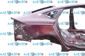 Aripa spate dreapta Ford Fusion mk5 13-20, culoare bordo, pe caroserie.