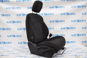 Scaun de pasager Chrysler 200 15-17 fără airbag, manual, material textil negru