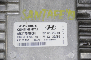 Блок ECU компьютер двигателя Hyundai Santa FE 19-19