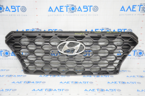 Grila radiatorului asamblată Hyundai Santa FE 19-20 cu emblemă, grafit