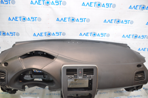 Torpedo cu airbag frontal pentru Nissan Leaf 11-17, culoare neagră.