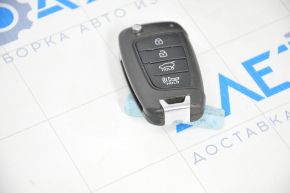 Ключ Hyundai Santa Fe 19-20 4 кнопки полезла краска, потертости