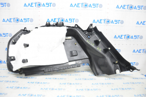 Capacul arcului drept Jeep Cherokee KL 14-18 negru, uzat