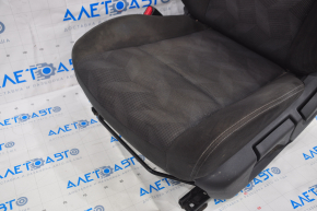 Scaun șofer Nissan Rogue 14-20 fără airbag, manual, material textil negru, de curățat chimic