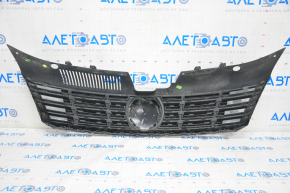 Решетка радиатора grill VW CC 13-17 рест, с эмблемой, вздулся хром, песок