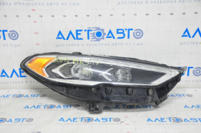 Farul din față dreapta asamblat Ford Fusion mk5 17-20 LED, cu DRL, nisip