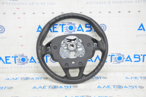 Руль голый Ford Fusion mk5 13-20 черная кожа, потерт