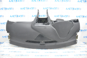 Torpedo panoul frontal cu AIRBAG Ford Fusion mk5 13-20 cu start-stop, negru mat, inserție cromată.