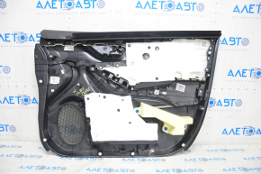 Обшивка двери карточка передняя левая Subaru Forester 19-24 SK черная с серой вставкой, под химч