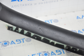 Capacul stâlpului central dreapta de jos pentru Lexus GS300 GS350 GS430 GS450h 06-07, piele neagră, zgârieturi