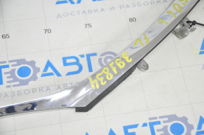 Cadru far stânga față Lexus GS300 GS350 GS430 GS450h 06-11 cu suport rupt, zgâriat, crom umflat