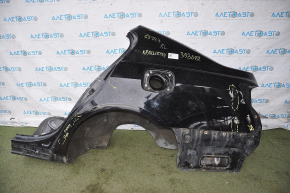 Aripa spate stânga Lexus GS300 GS350 GS430 GS450h 06-11, neagră, ușor lovită, zgâriată, vopsită, umplută cu 0.7-1.1mm.