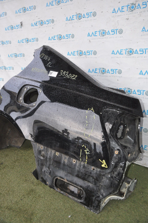 Четверть крыло задняя левая Lexus GS300 GS350 GS430 GS450h 06-11 черная, примята, тычки, крашена, шпаклевана 0.7-1.1мм