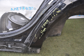 Четверть крыло задняя левая Lexus GS300 GS350 GS430 GS450h 06-11 черная, примята, тычки, крашена, шпаклевана 0.7-1.1мм