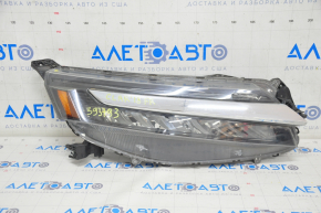 Farul din față dreapta asamblat Honda Clarity 18-19 SUA LED nisip pe crom