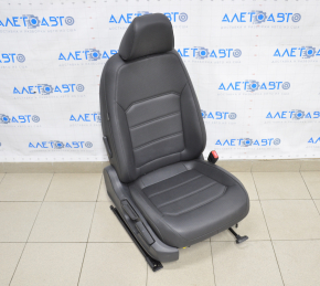 Scaun de pasager VW Passat b8 16-19 SUA cu airbag, manual, piele neagră