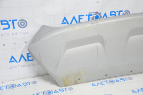 Capacul buzei bara fata Ford Escape MK3 17-19 restilizat argintiu zgariat, taiat