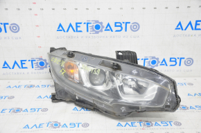 Farul dreapta față goală Honda Civic X FC 16-18, halogen, nisip