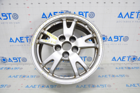 Roată de 15 inch R15 x 6J ET45 5*100 pentru Toyota Prius 30 09-12, cu margine ușor deteriorată și coroziune.