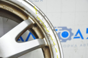 Диск колесный R15 x 6J ET45 5*100 Toyota Prius 30 09-12 дорест бордюрка, коррозия