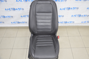 Scaun pasager Ford Escape MK3 13-19 cu airbag, electric, piele neagră