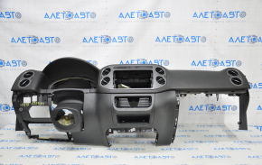 Panoul frontal cu AIRBAG pentru VW Tiguan 09-17, negru.