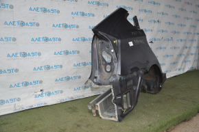 Aripa spate dreapta Toyota Prius 30 10-15, pe caroserie, gri, ruginita, lovituri