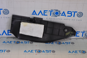 Capacul consolei lateral inferior stânga Nissan Leaf 13-17 negru.