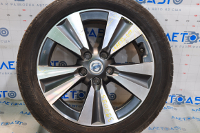 Roată de 17 inch, 5*114.3 Nissan Leaf 11-17, ușoară deteriorare a bordurii, defecte în vopsea.