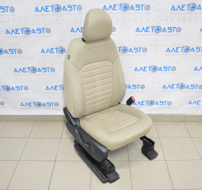 Scaun pasager Ford Edge 15- fără airbag, electric, tapițerie bej pentru curățare.