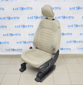 Scaun șofer Ford Edge 15- fără airbag, electric, material textil bej pentru curățare