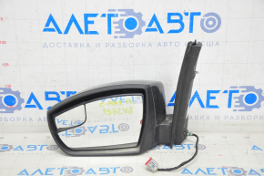 Зеркало боковое левое Ford C-max MK2 13-18 5 пинов, поворотник, графит