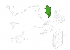 Modulul de control al unității de telematică Nissan Leaf 13-17