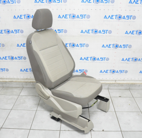 Пассажирское сидение Ford C-max MK2 13-18 без airbag, механич, тряпка беж, под химчистку